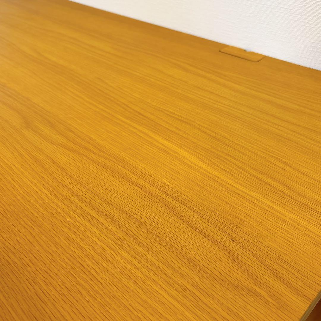 【美品】ベルメゾン パソコンデスク 木製 ナチュラル 学習机 120×50 cm