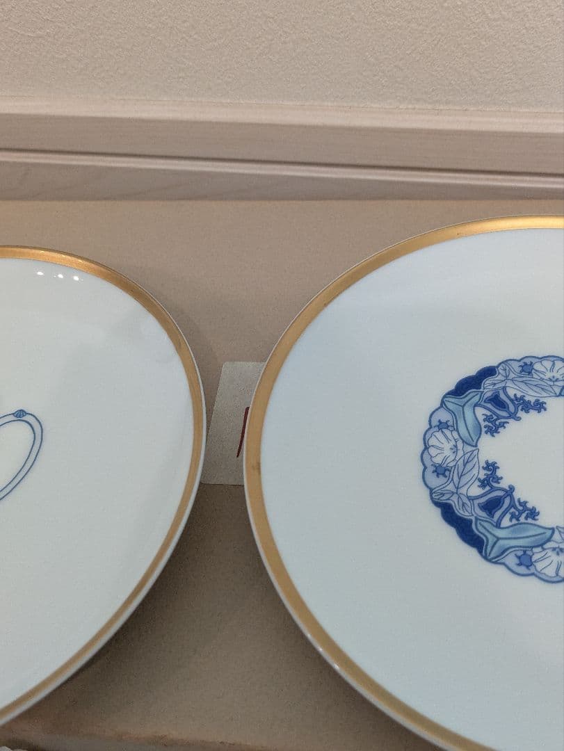 ブルーチャイナ　和皿揃　3枚セット