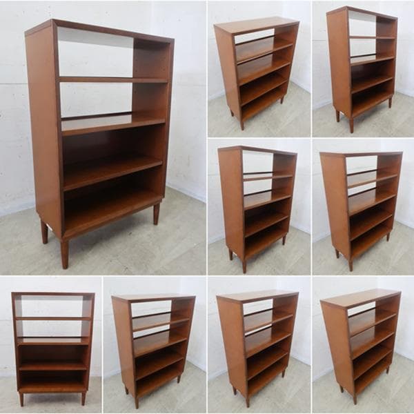 美品■カリモク60■ラバートリー■シェルフ■４段■7.3万円■ウォールナット色■