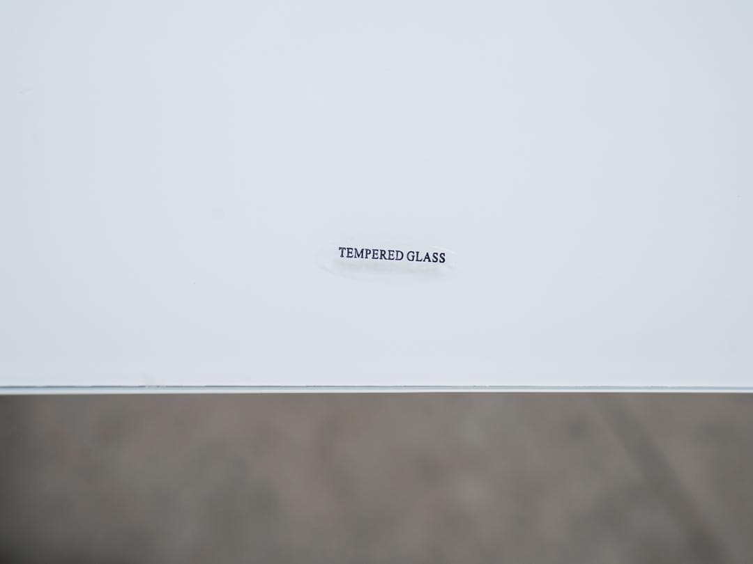 90's vintage ガラストップ ローテーブル レトロポップ モダン