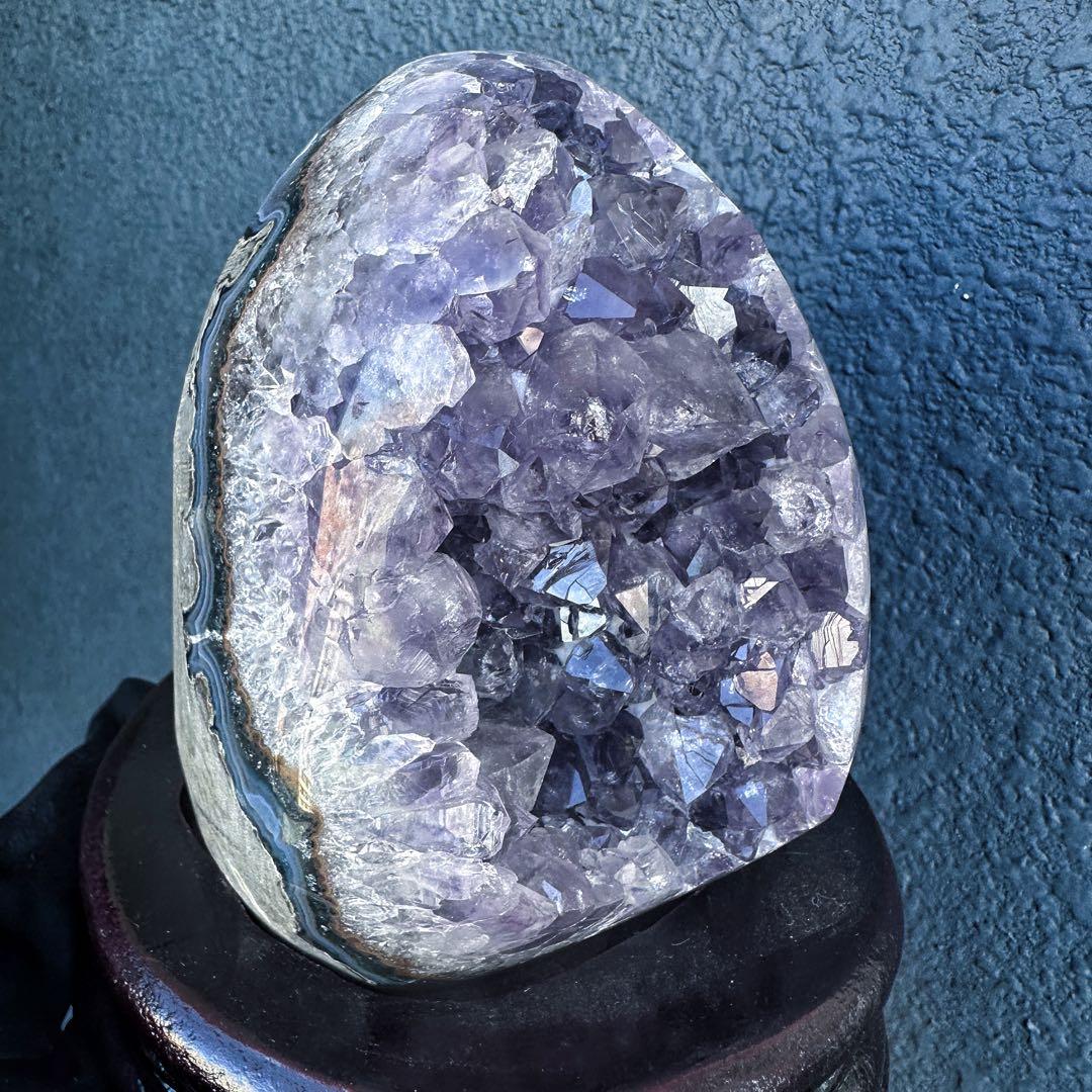 極上美麗☆アメジストクラスター☆キラキラ☆天然石 パワーストーン原石 A1115