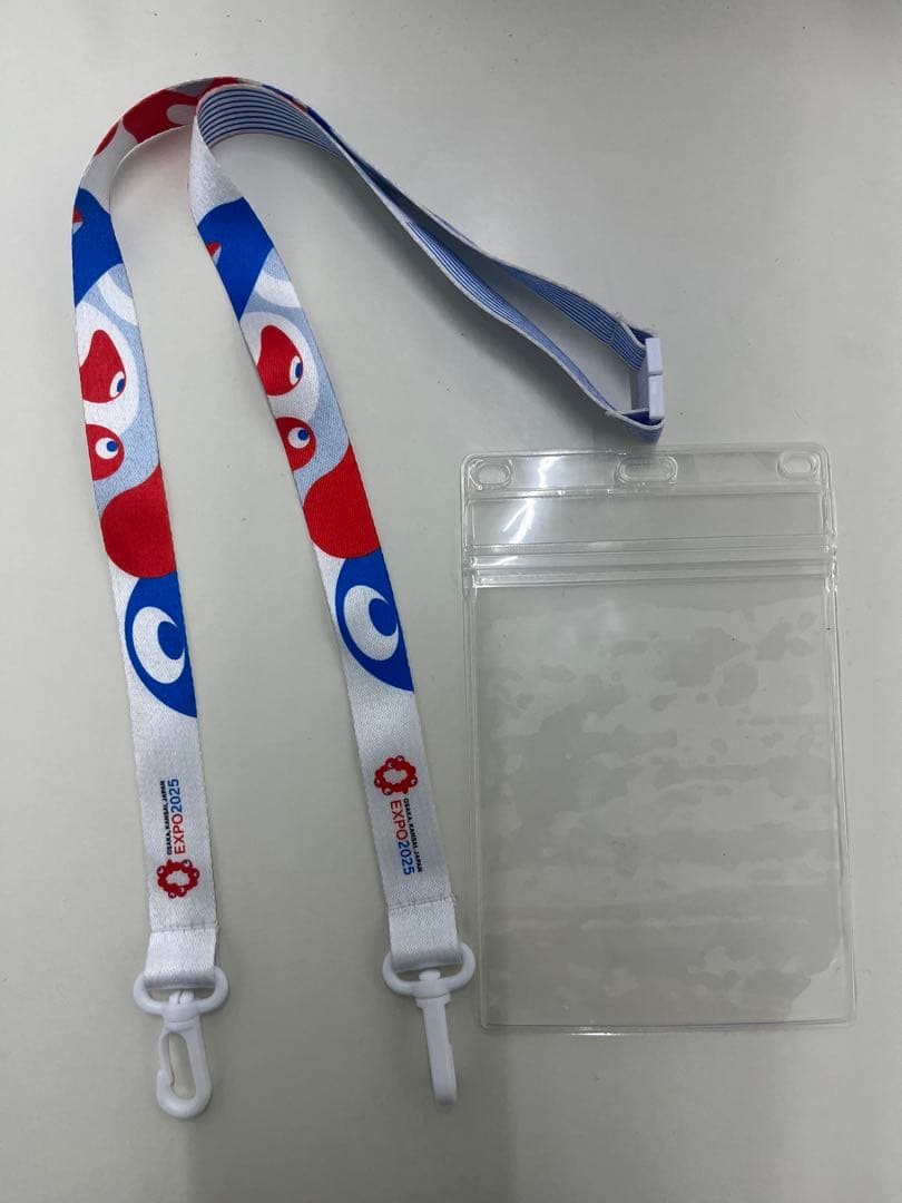 非売品】万博スタッフ関係者パス用ストラップ - メルカリ