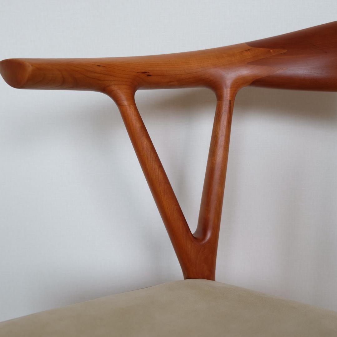 k*2様 【美品｜メンテ済み】Vチェア 家具蔵（KAGURA） チェリー材②