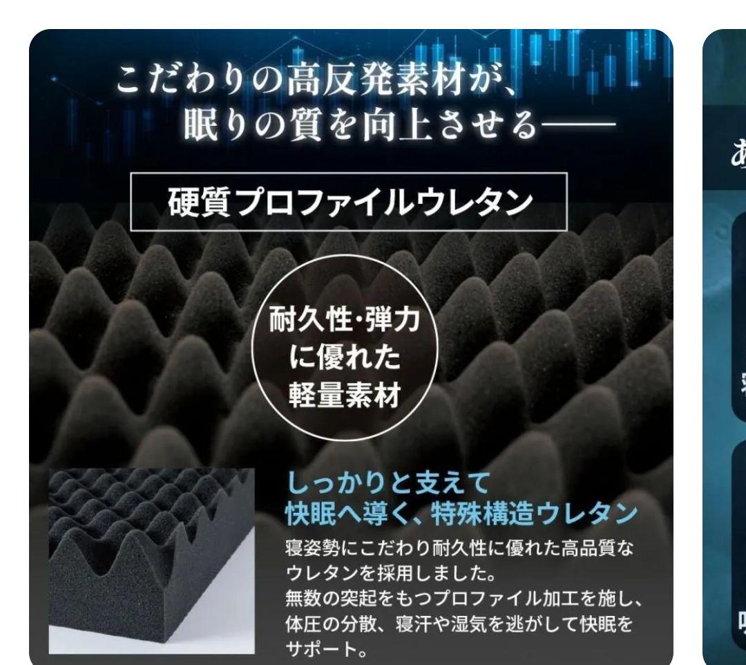 RISE 極厚マットレス スリープマジック 高反発 マットレス ダブル