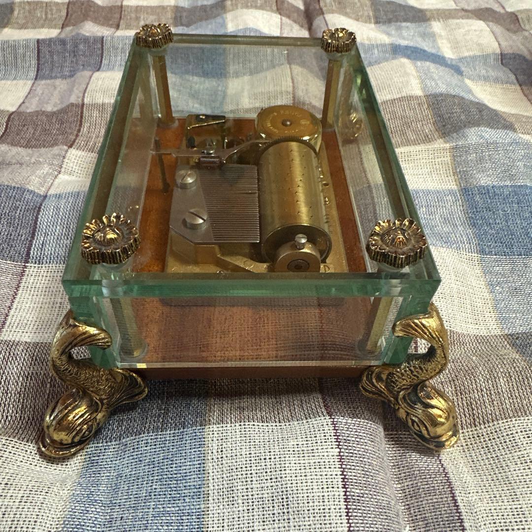 希少【リュージュ 】カノン♡オルゴール36弁REUGE ドルフィン　レバー難