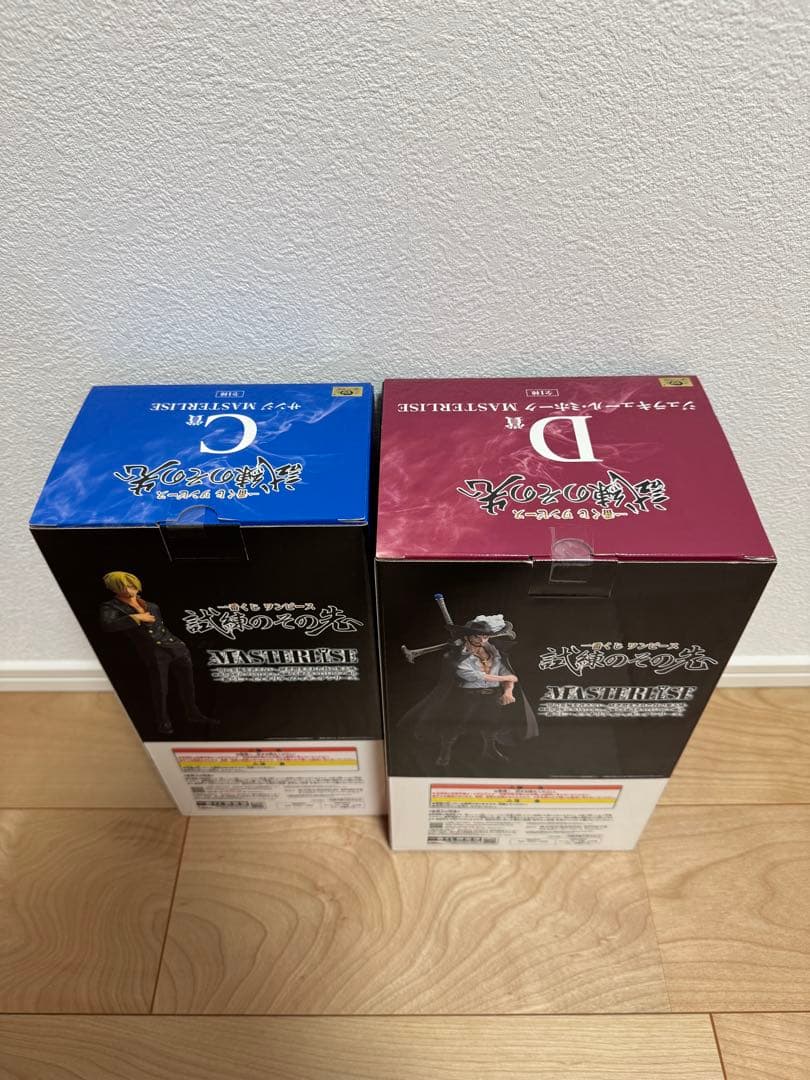 一番くじ ワンピース 試練のその先へC賞サンジ、D賞ミホークセット