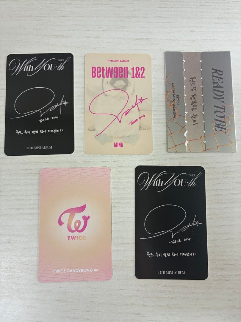 TWICE ミナ トレカ まとめ売り - メルカリ