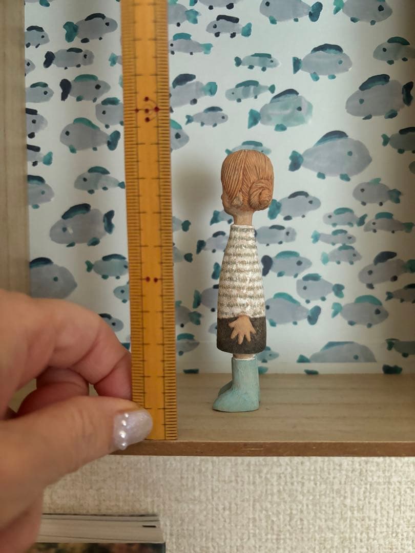 有名作家　ミニチュアドール　木製人形 ドール インテリア 置物 ハンドメイド