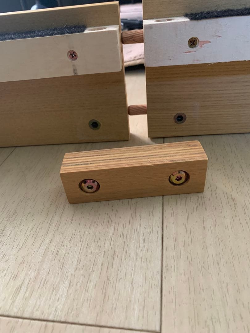 木製シングルベッドフレーム スラット式