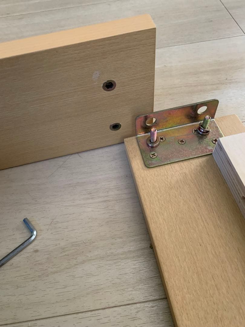 木製シングルベッドフレーム スラット式