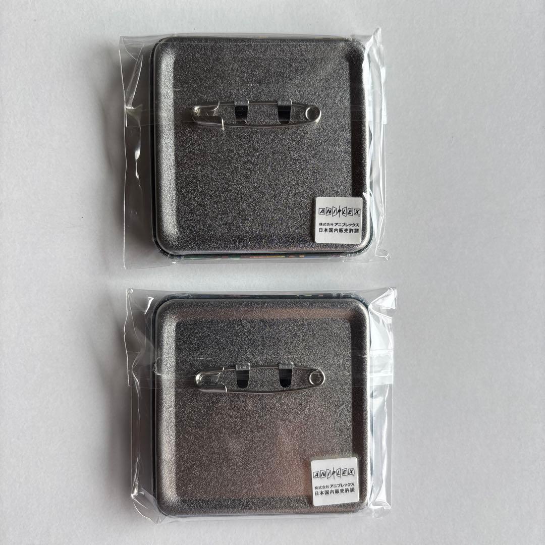 鬼滅の刃　モクテル　冨岡義勇　不死川実弥　グリッター缶バッジ　ufotable