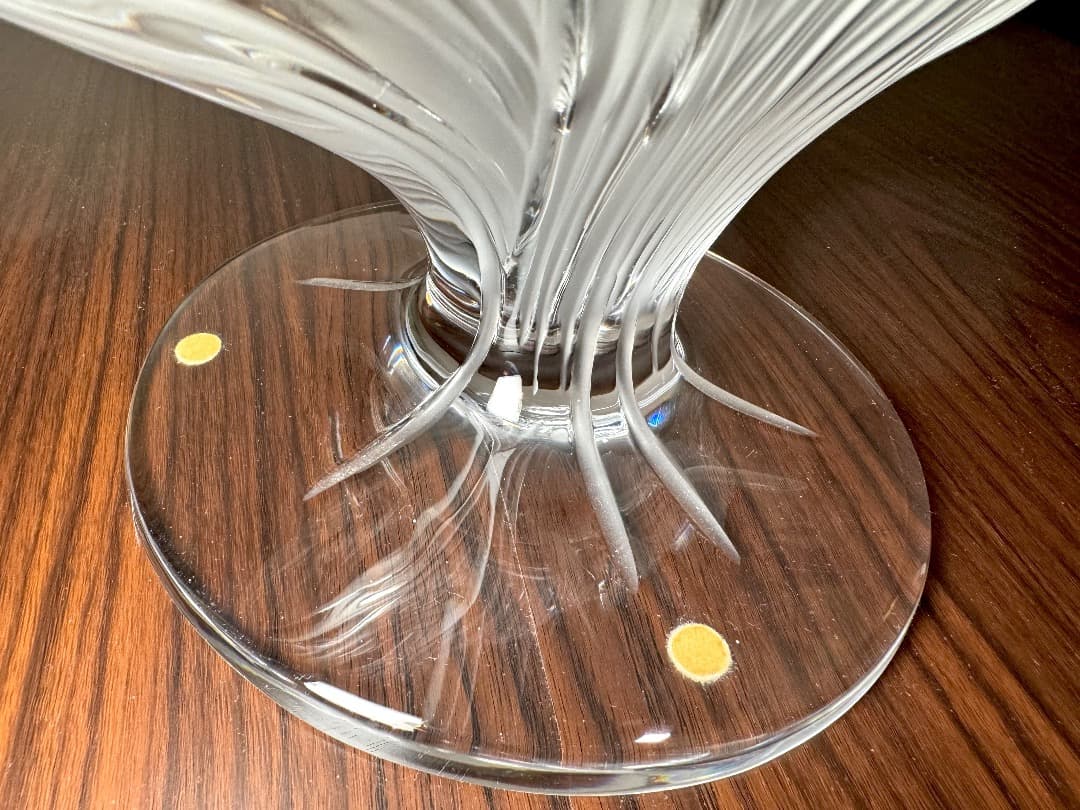 LALIQUE ラリック Ichor イコル クリスタルフラワーベース 花瓶 - メルカリ