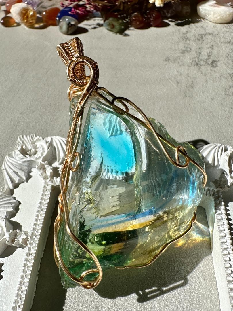 アンダラクリスタル イエロー　グリーン ★A84★