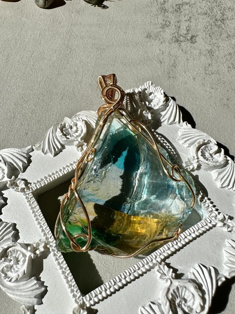 アンダラクリスタル イエロー　グリーン ★A84★