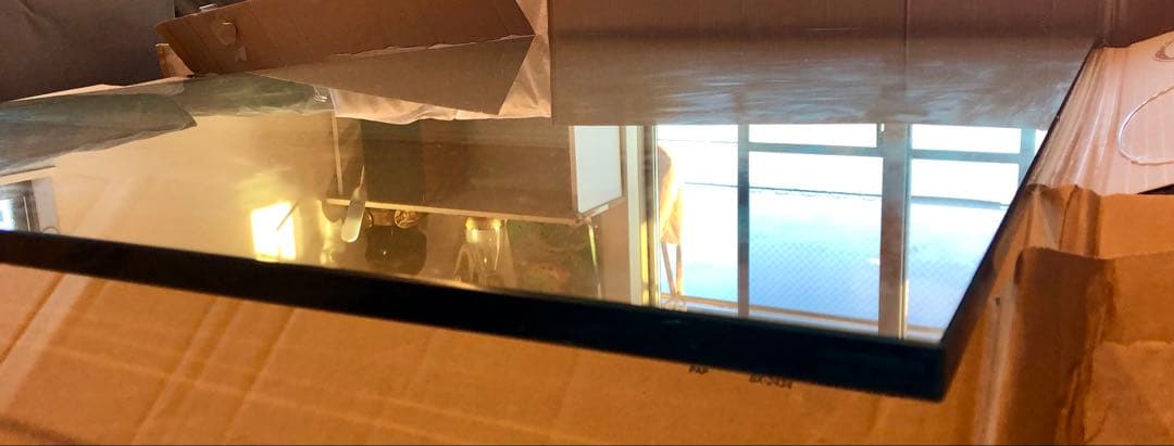 カッシーナ　ガラステーブル天板のみ