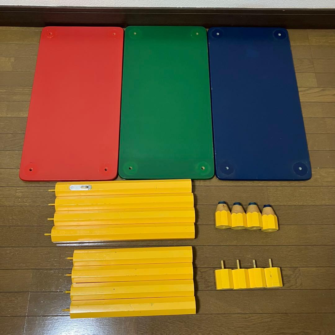 【貴重・昭和レトロ】ピエール・サラのペンシルシェルフ♡えんぴつ3段ラック♡棚