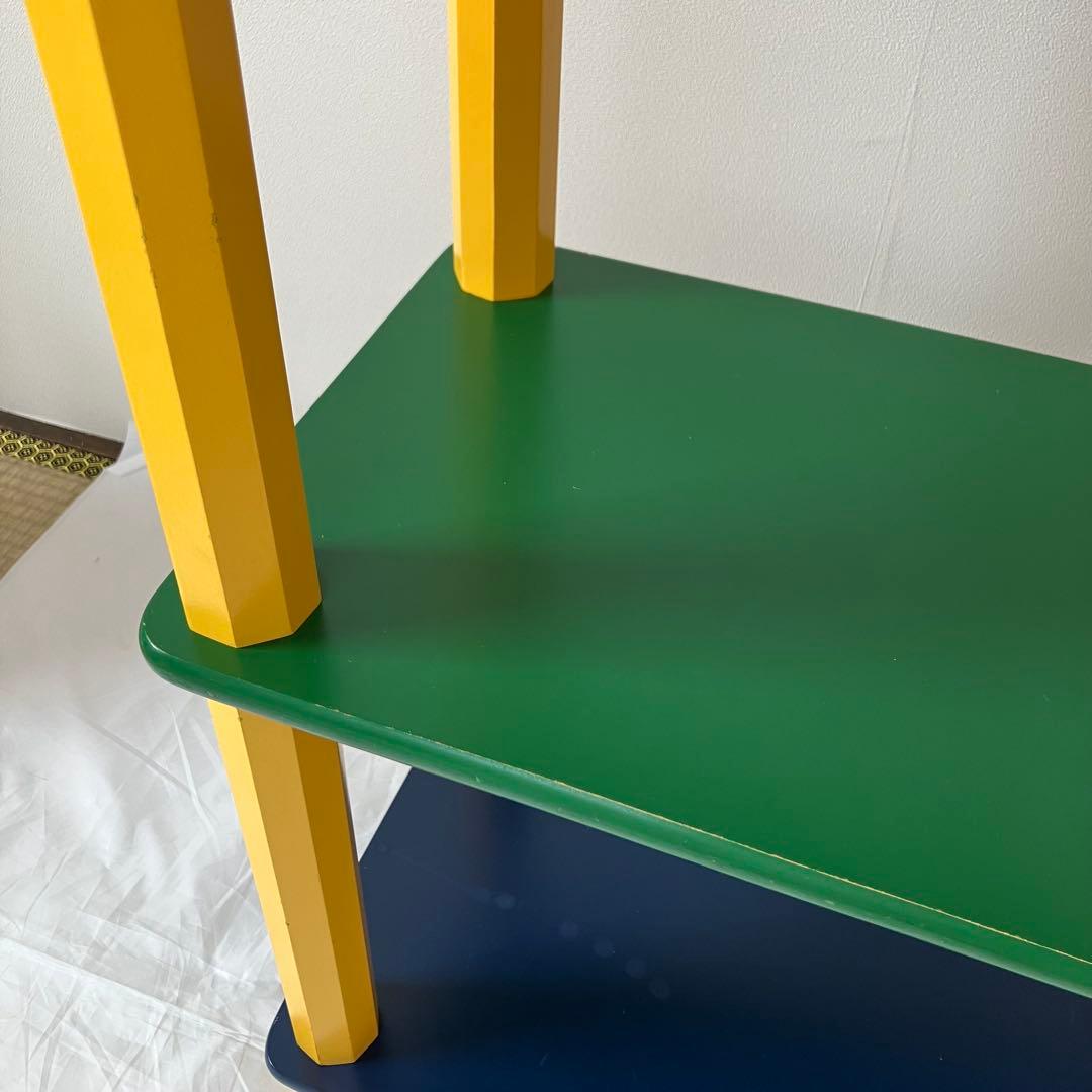 【貴重・昭和レトロ】ピエール・サラのペンシルシェルフ♡えんぴつ3段ラック♡棚