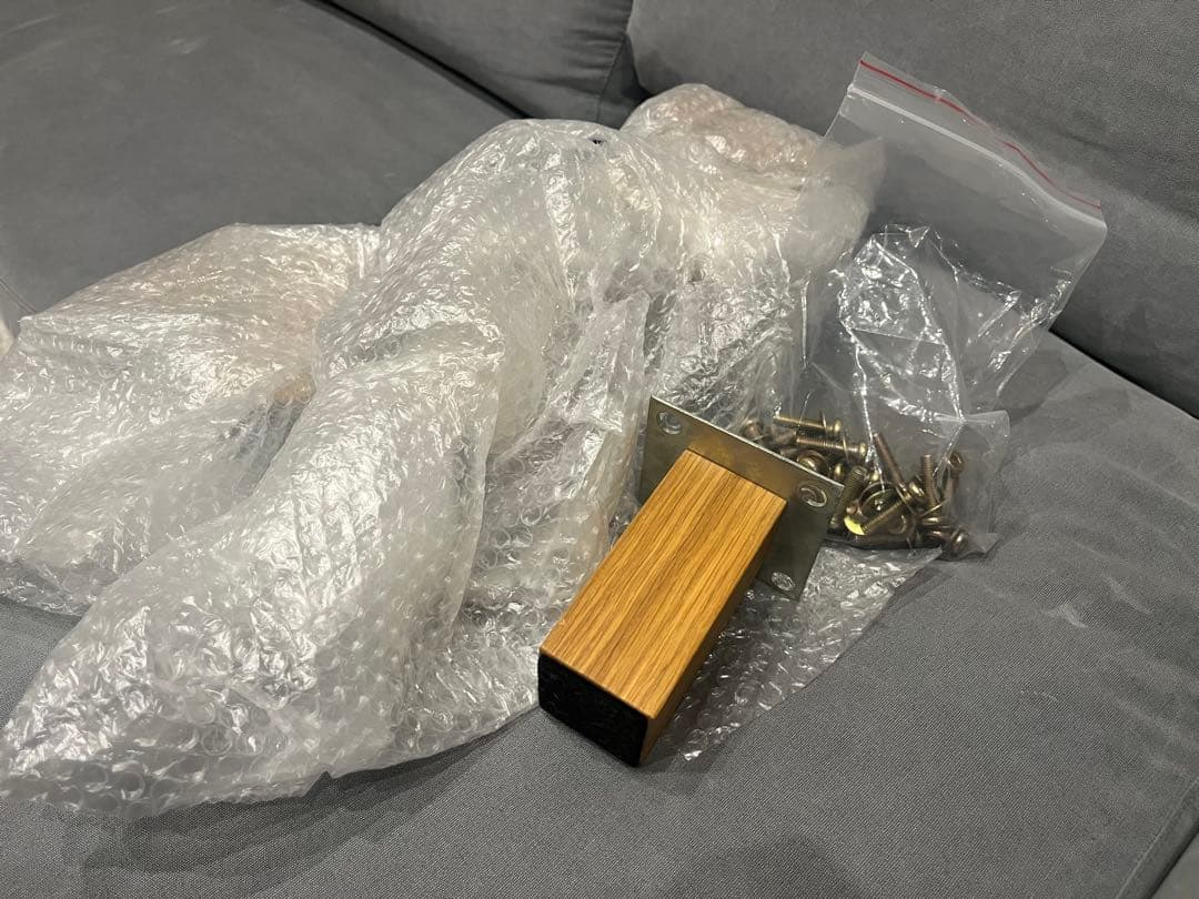 【直接渡し】LAULU カウチソファ 3人掛け ACTUS グレー　L字ソファ