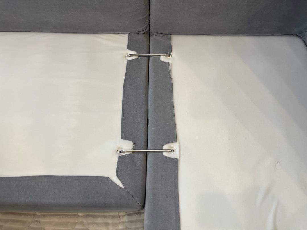 【直接渡し】LAULU カウチソファ 3人掛け ACTUS グレー　L字ソファ