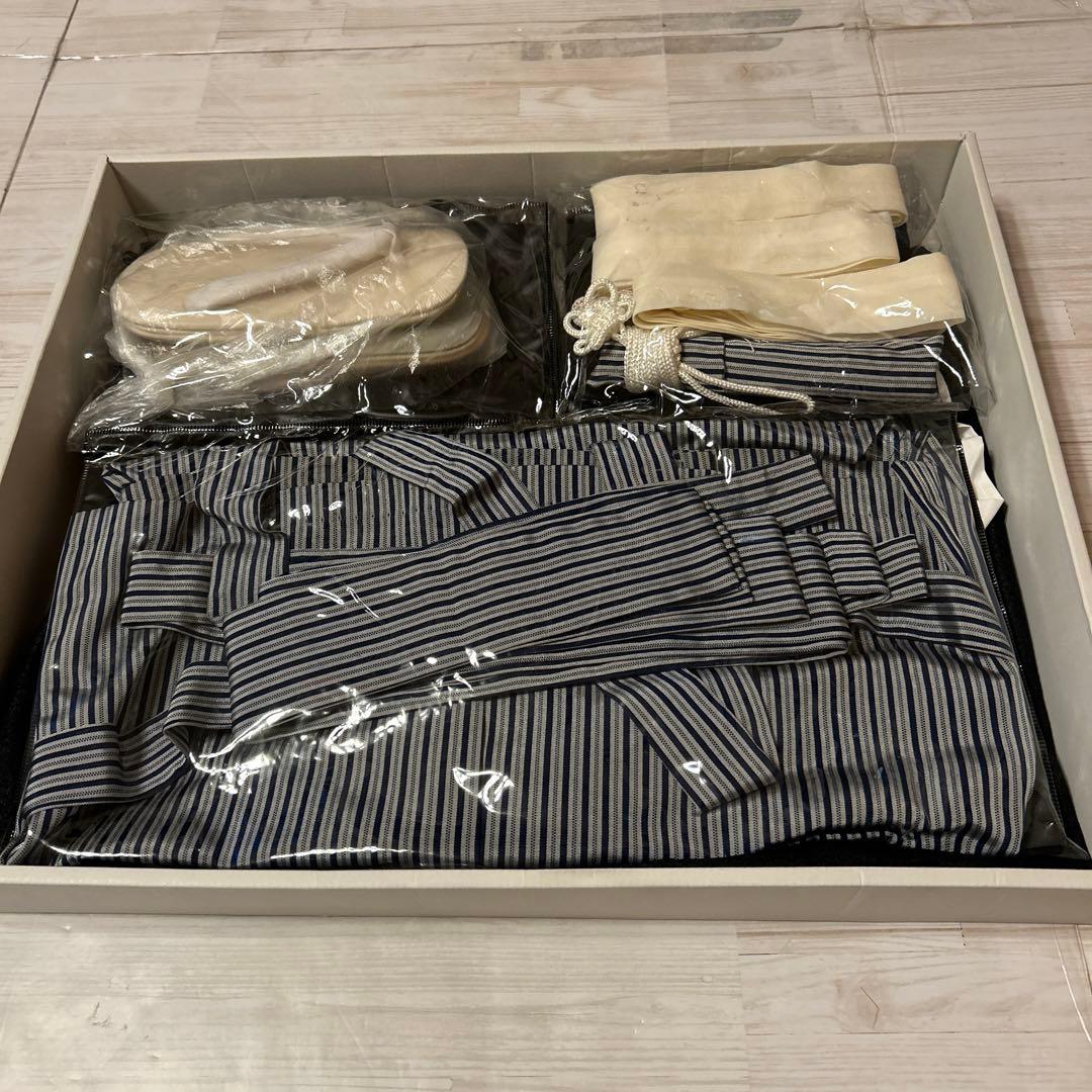 七五三 5歳　男の子　羽織袴セット　肩上げ済み