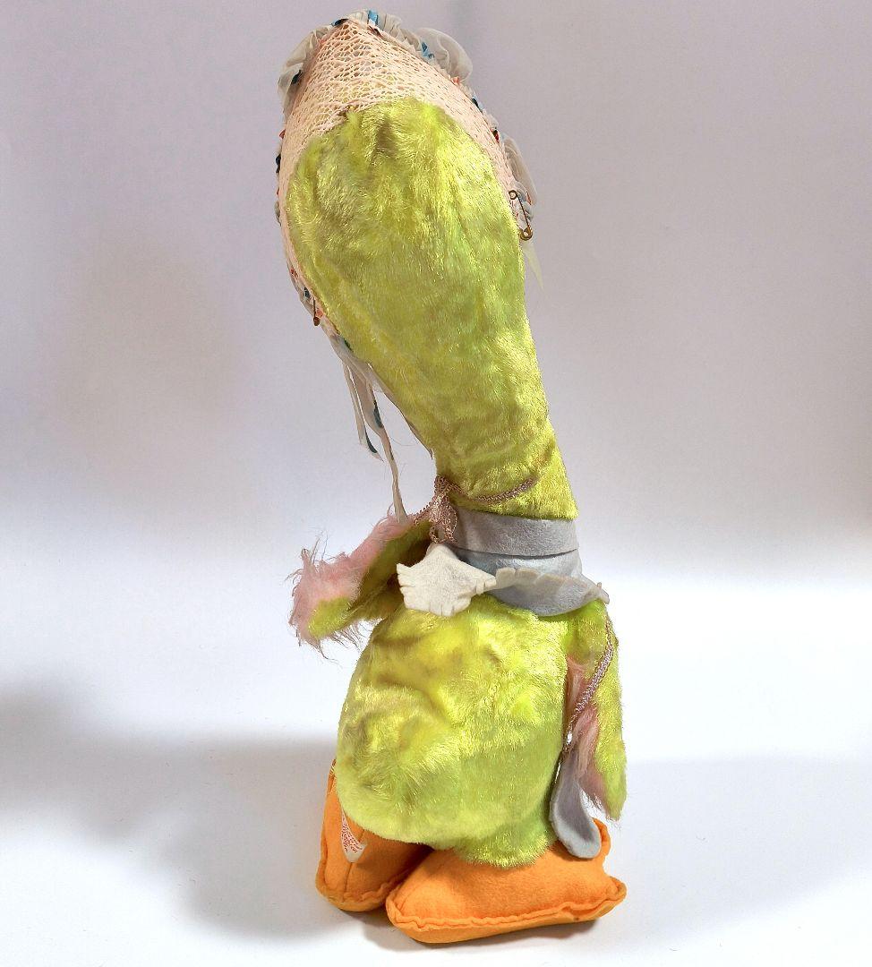 ビンテージ ラシュトン ダック ぬいぐるみ レースのバブーシュカ