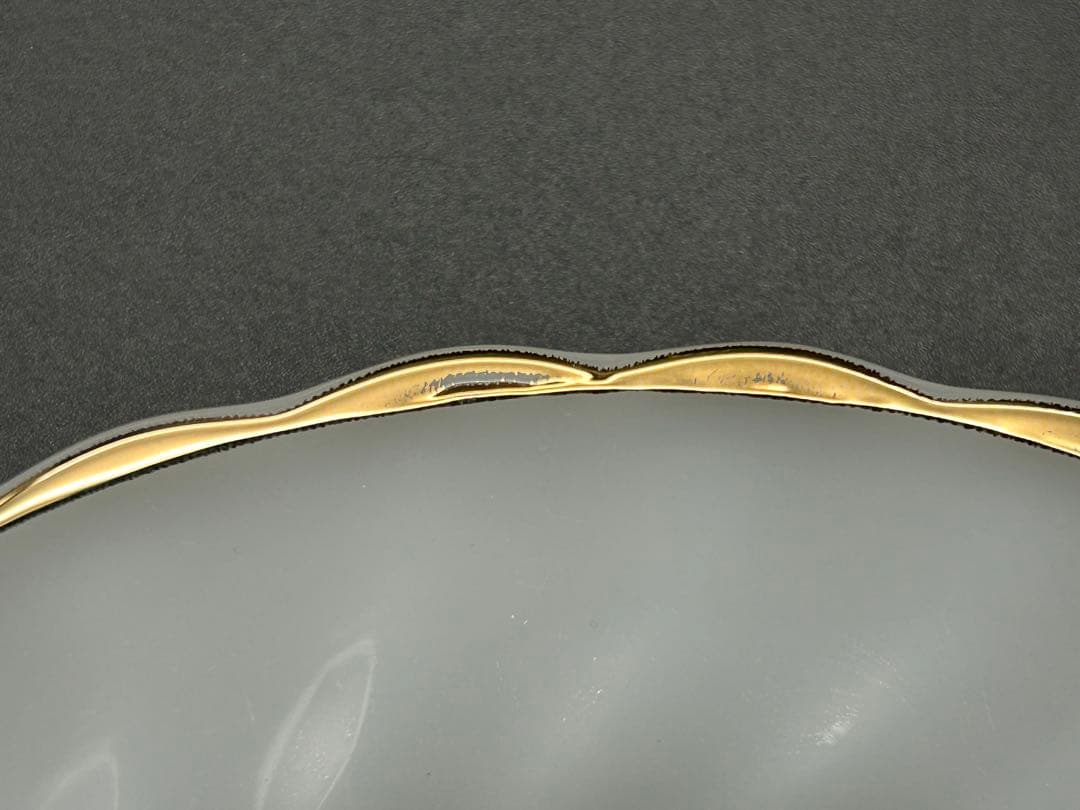 FireKing アンカーホッキング社　シェルゴールドリム　プレート　5枚　美品