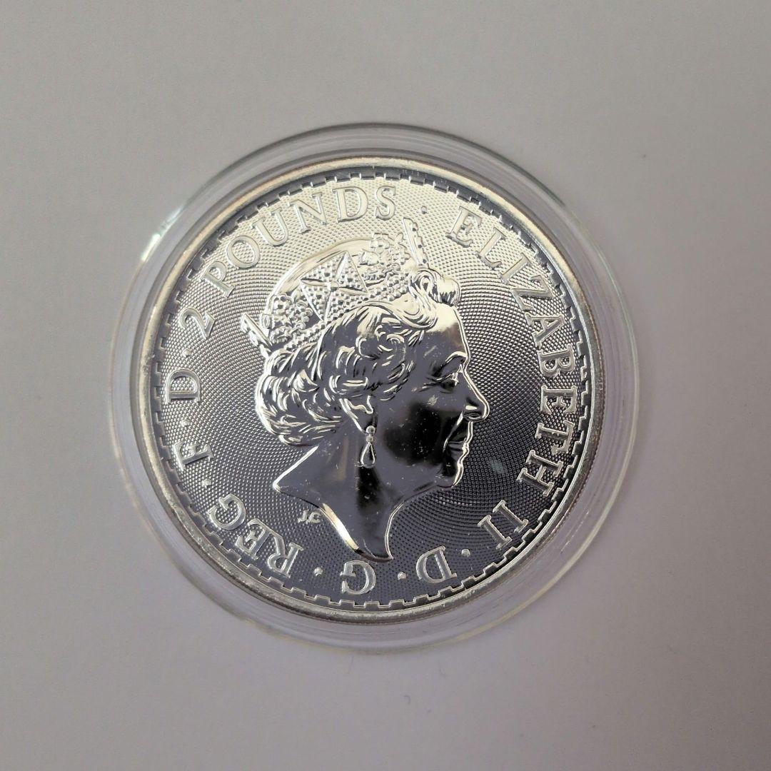 2021年　イギリス・ブリタニア銀貨1オンス