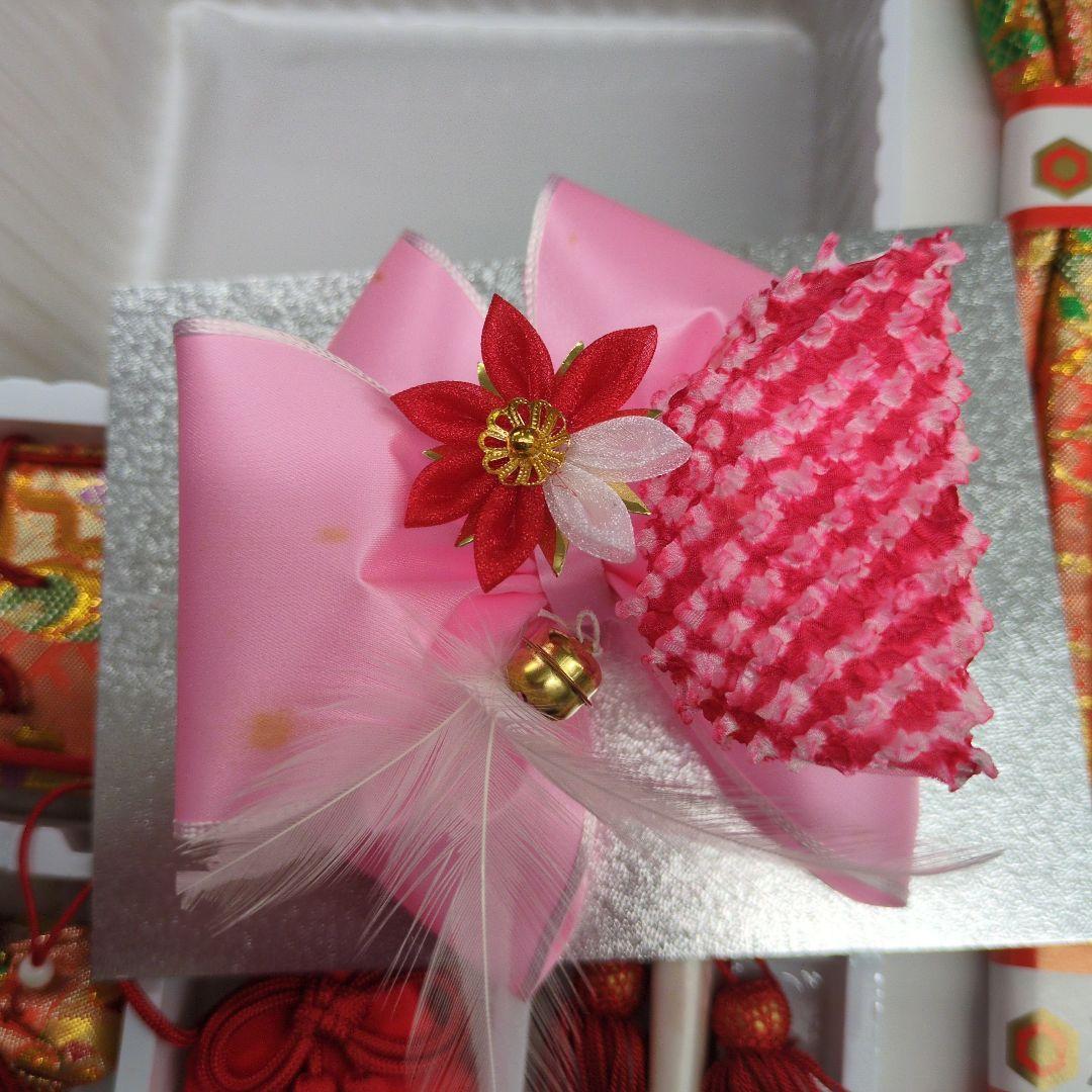 七五三 はこせこセット 21センチ未使用訳ありタグ付きオレンジ