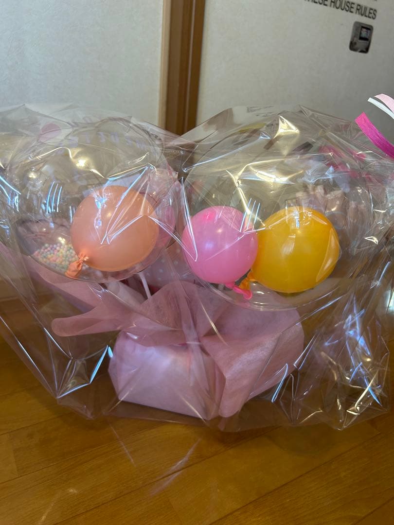 ケーキオムツ、バルーンのセット