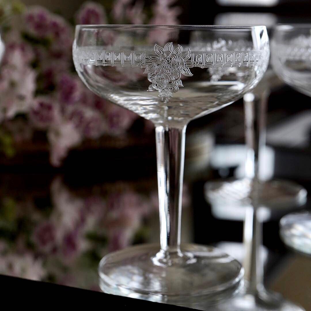 美品☆極希少オールドサンルイ☆COLIコリ☆シャンパンクープ グラス☆6