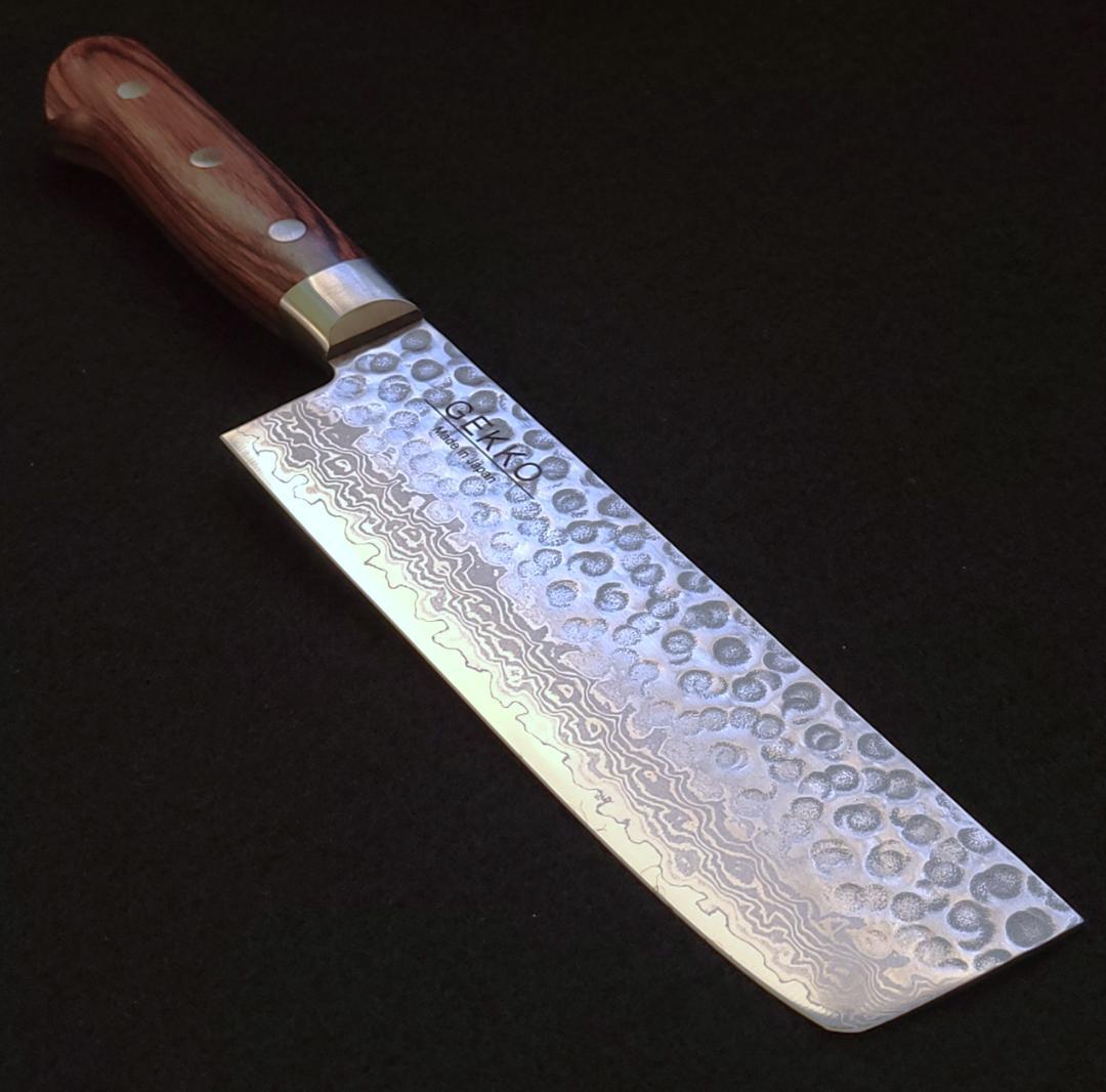 J*C様 VG10 ダマスカス 菜切（万能）包丁165mm G1707E 月光作