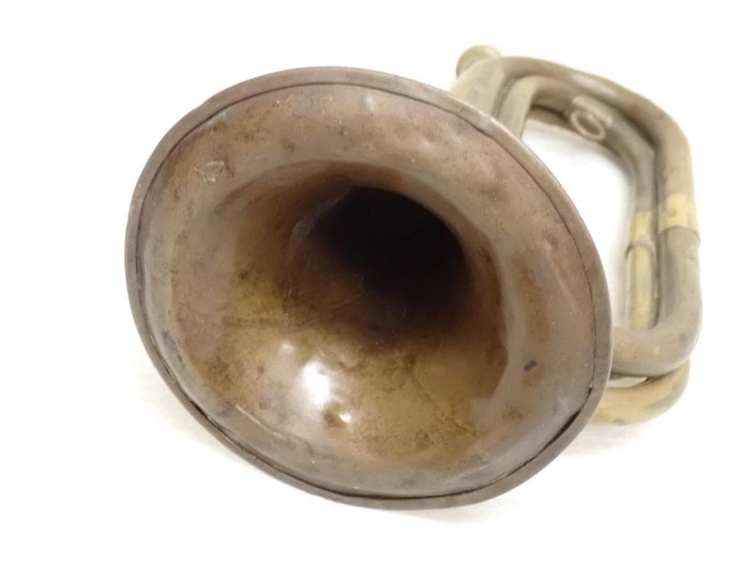 旧日本軍 軍隊ラッパ 突撃ラッパ 陸軍 軍用 アンティーク 当時物レトロ