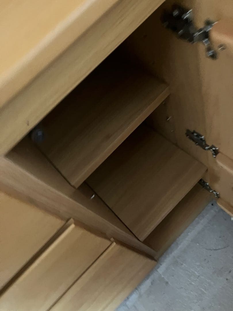 収納キャビネット ナチュラルウッド仕上げ