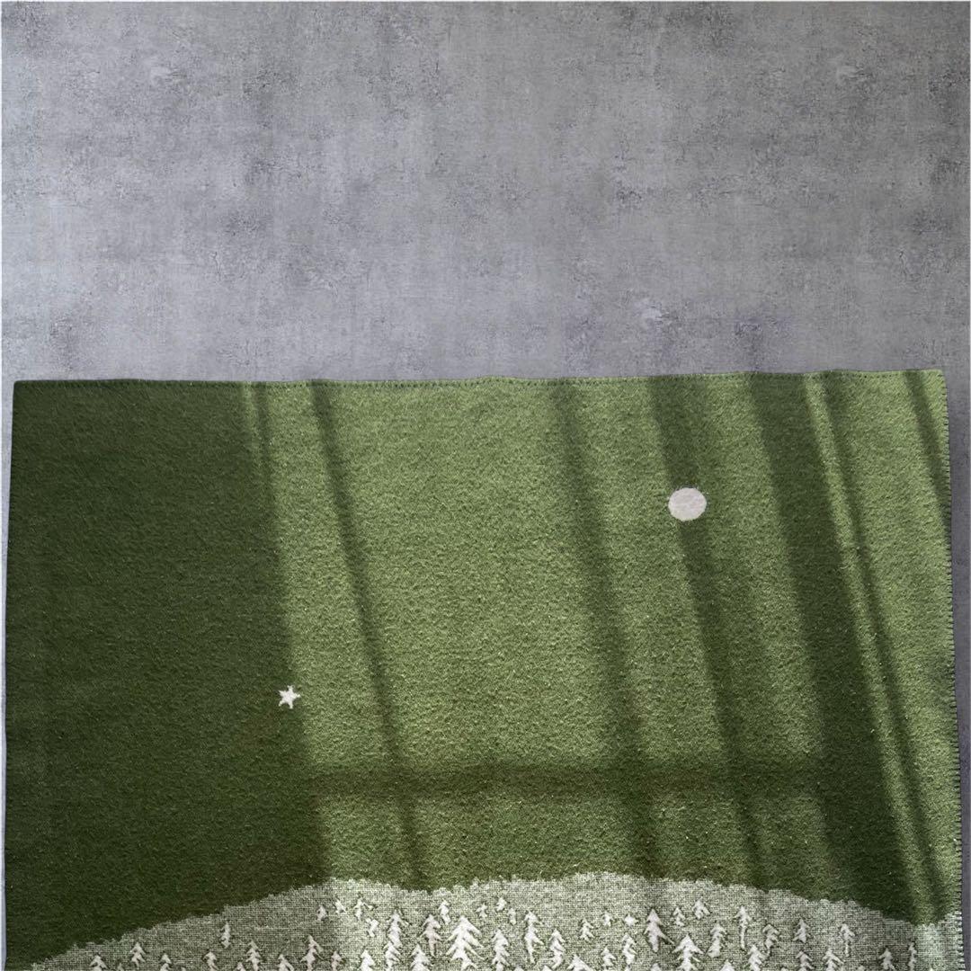 クリッパン　ハウスインザフォレスト　ミナペルホネン　ブランケット　グリーン