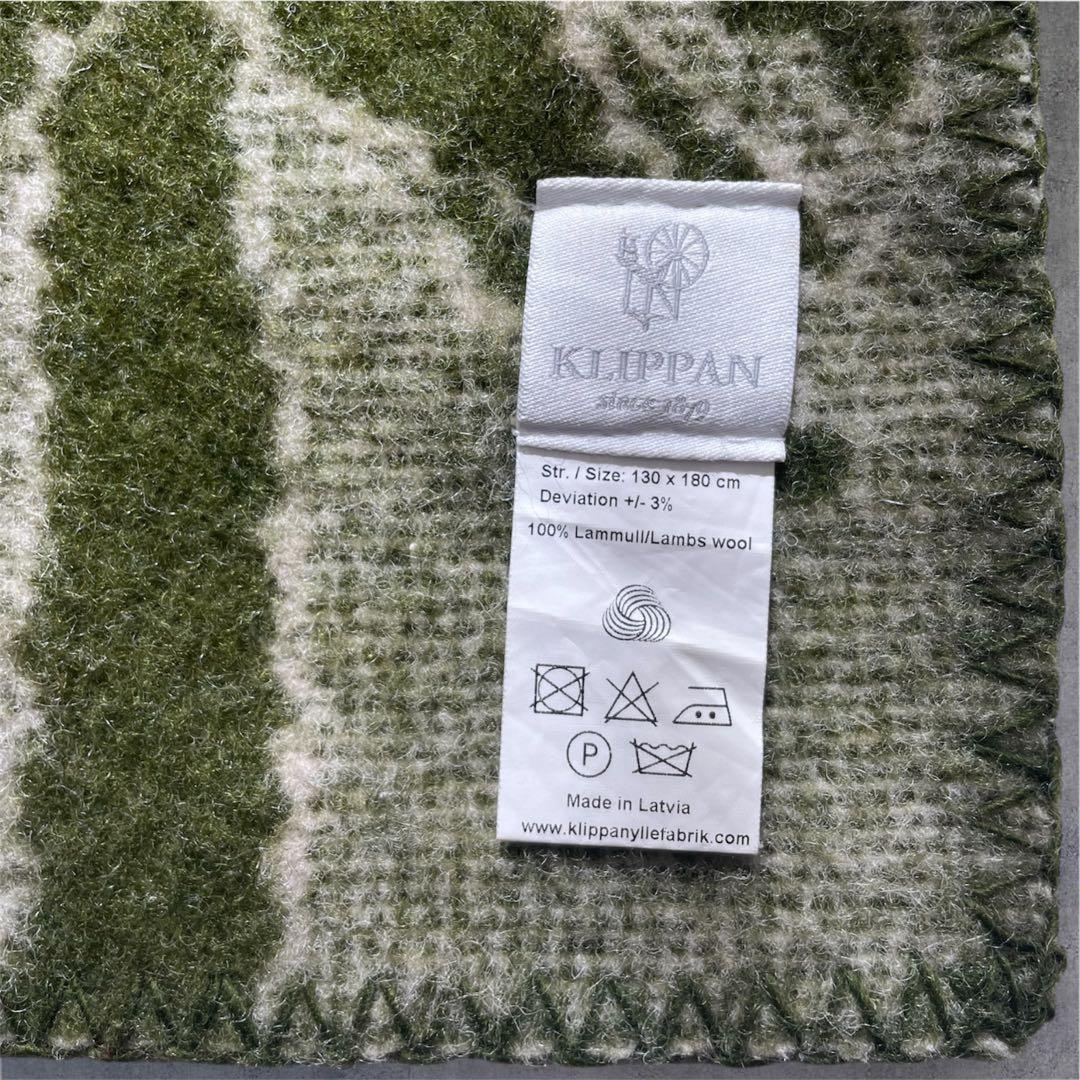 クリッパン　ハウスインザフォレスト　ミナペルホネン　ブランケット　グリーン