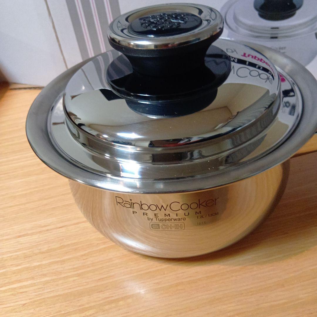☆新品未使用☆タッパーウェア レインボークッカー プレミアム 13cm