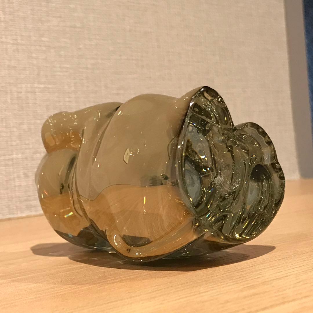 可愛らしい♡アンティークバカラ招き猫フィギュリン♪ゴールド縁起物ラッキーキャット