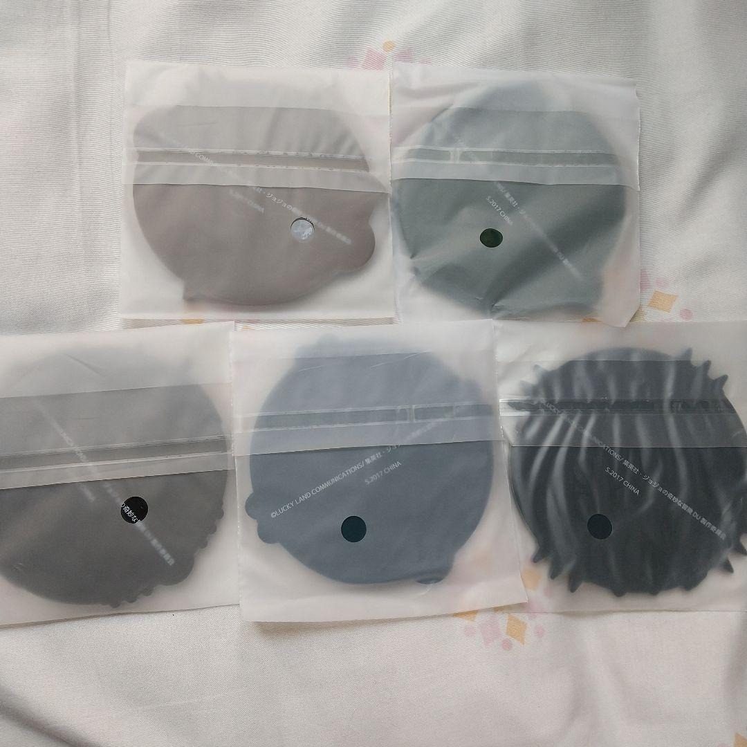 ジョジョの奇妙な冒険ラバーコースター5点 康一 億泰 空条承