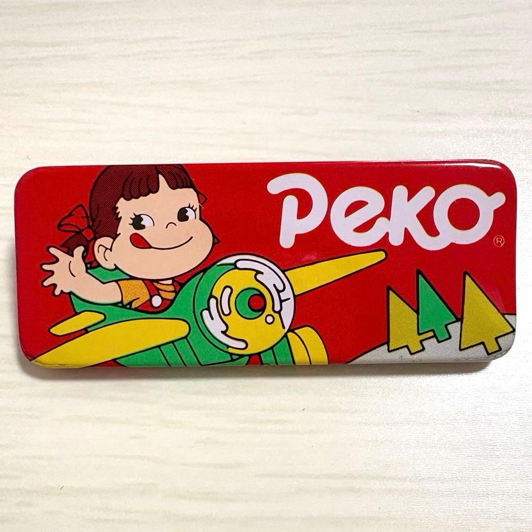 レア】ペコちゃん ポコちゃん 缶バッジ 昭和レトロ ヴィンテージ