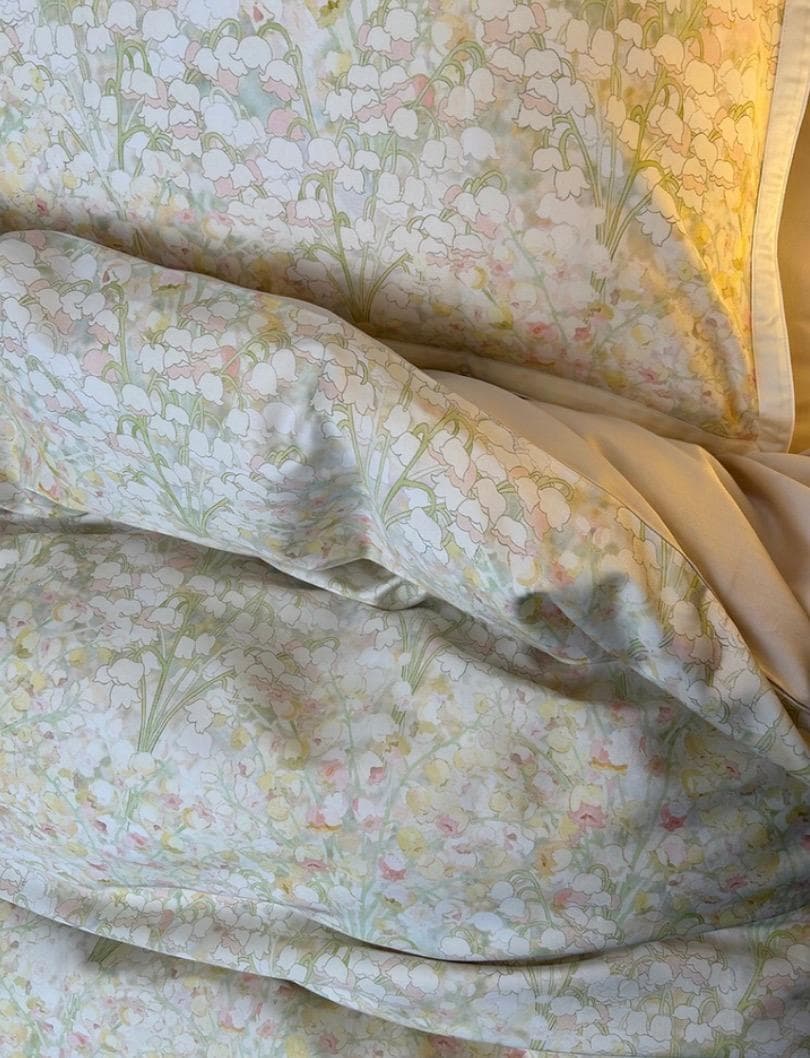 サイズオーダー可 すずらん エジプト超長綿 600TC ベッドシーツ ４点セット