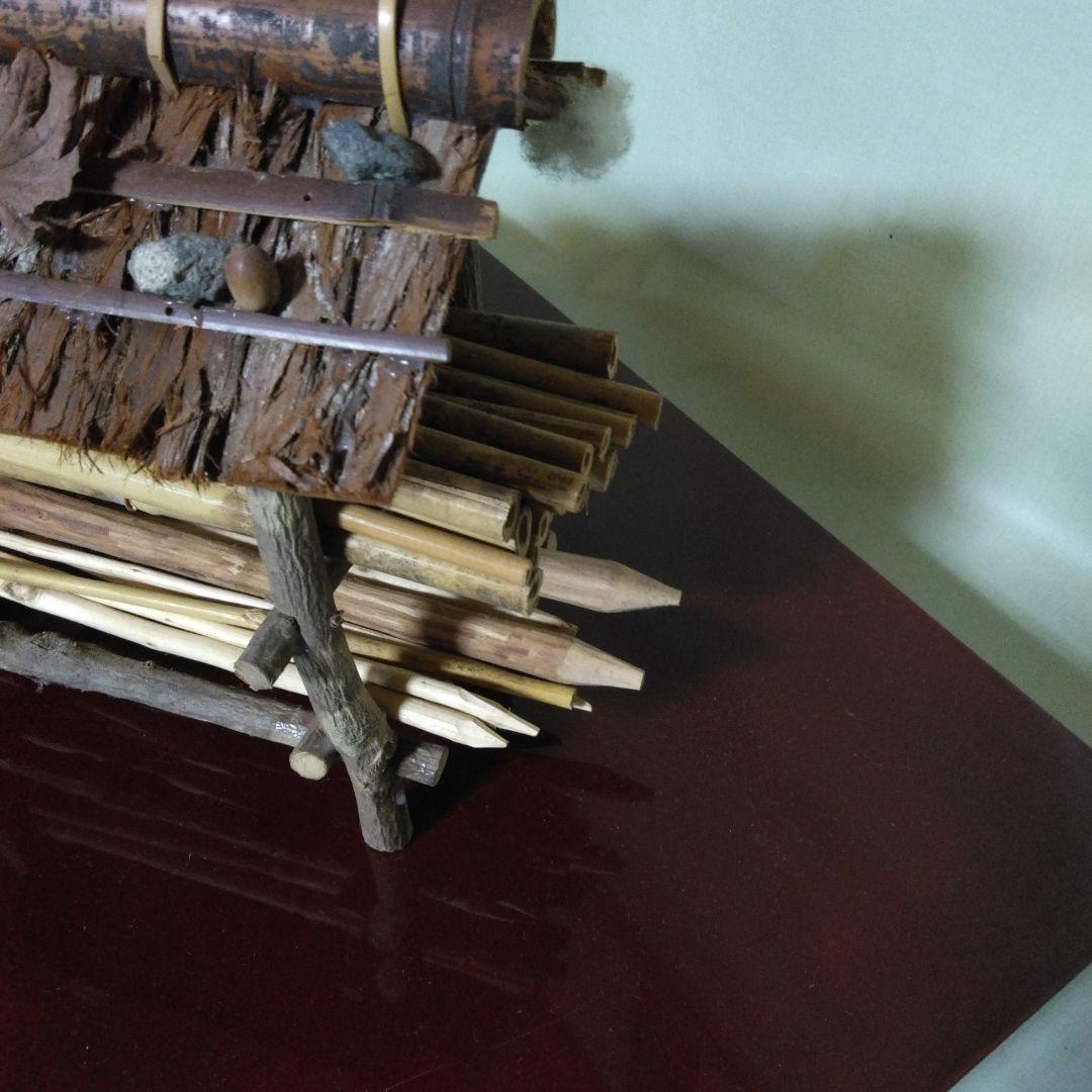 伝統的日本のミニチュア建物セット はさば　井戸