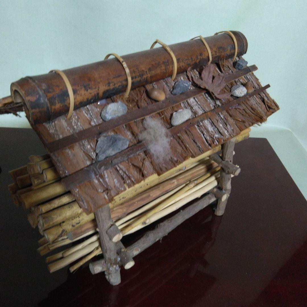 伝統的日本のミニチュア建物セット はさば　井戸