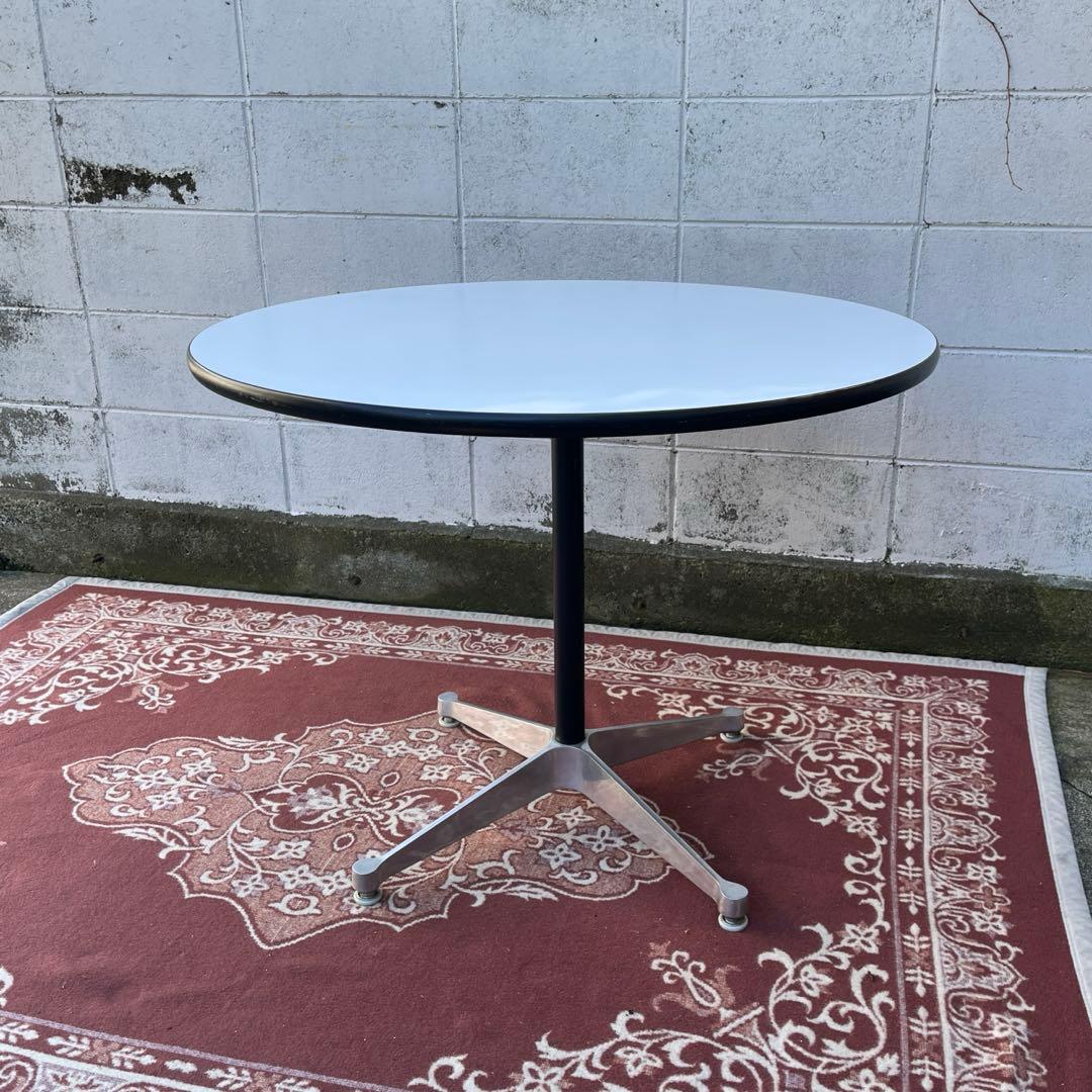 名作◾️ハーマンミラー社 コントラクトベーステーブル 天板直径90cm