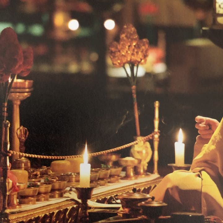 高波動セラミックス／密教 ☆ 結界と浄化 ブレスレット 内径 15㎝