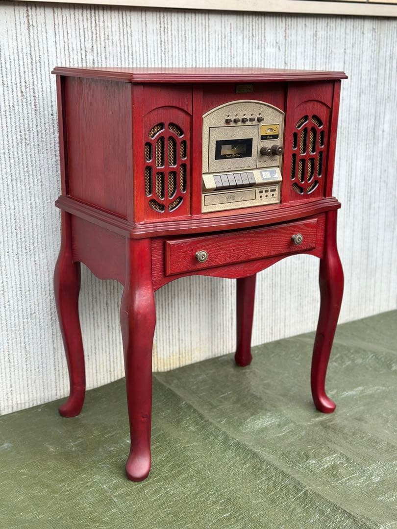 【コンソール】木製　猫足　花台　飾り台　収納　インテリア◎