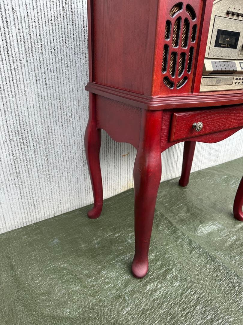 【コンソール】木製　猫足　花台　飾り台　収納　インテリア◎