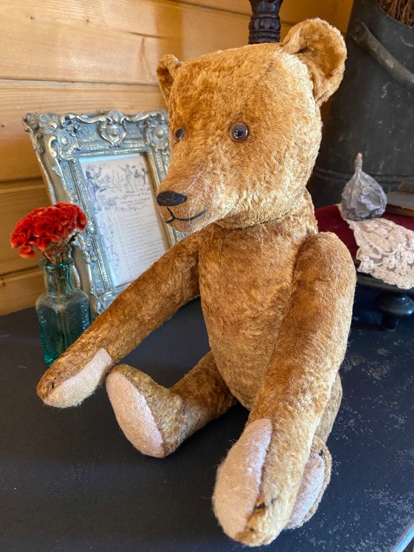 【本日限定価格】→【今週末まで】フランスアンティーク　ヴィンテージ ぬいぐるみ