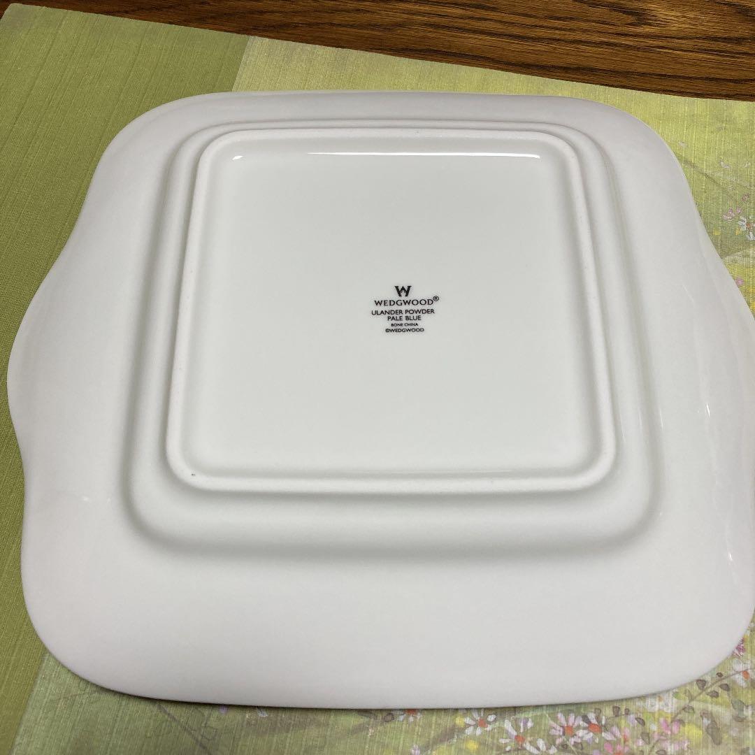 ウェッジウッド　ユーランダーパウダーペールブルー　B&Bプレート