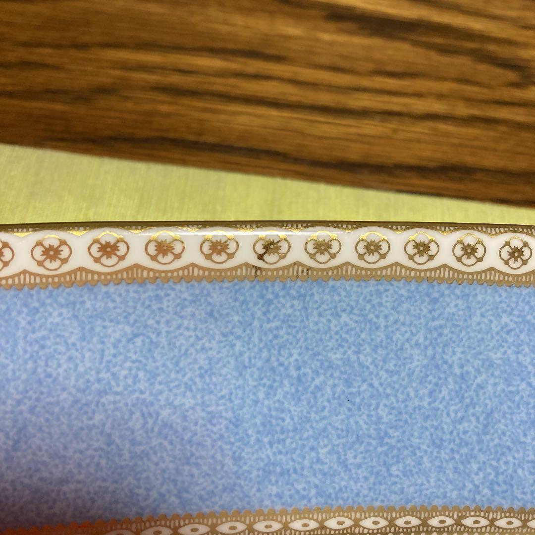 ウェッジウッド　ユーランダーパウダーペールブルー　B&Bプレート