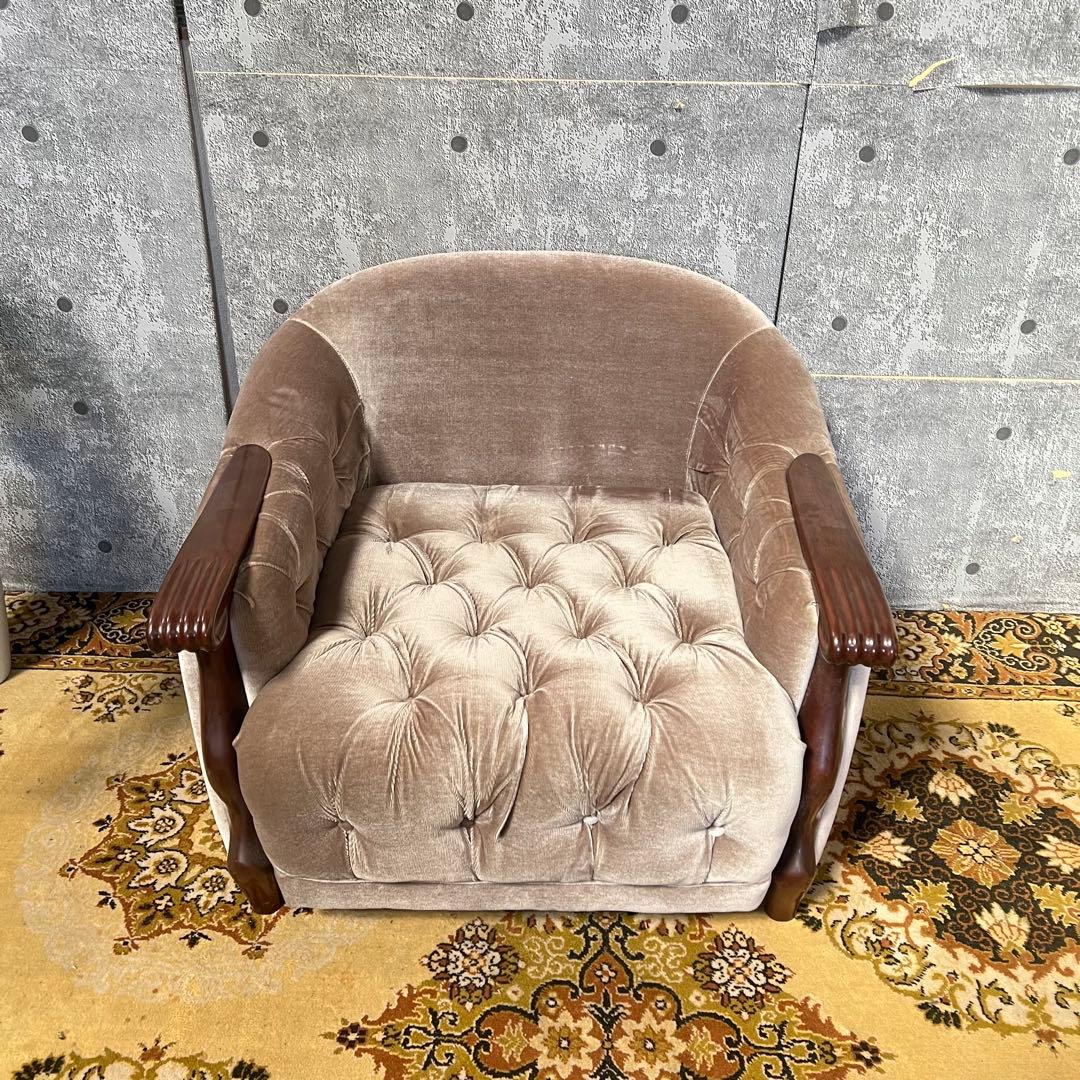 ꧁マルニ木工 maruni꧂ベルサイユシリーズ 1人掛けアームソファ リビング